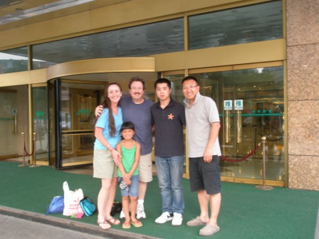 Keith, Karen, Kasen, Peter and our driver